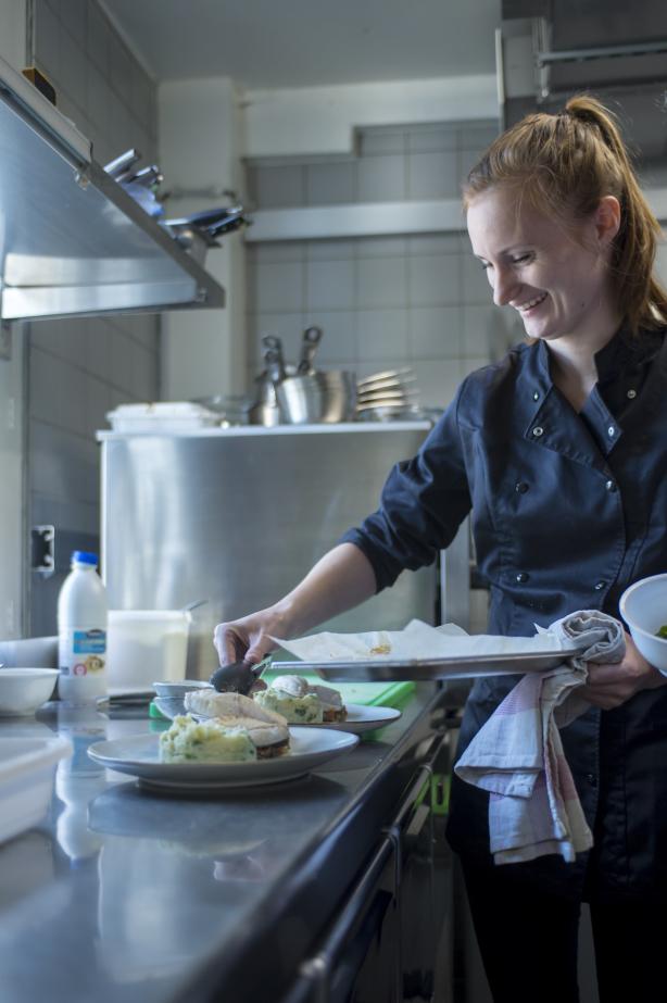 Maxime Van Opstal, chef van De Schranshoeve Maxime Van Opstal, chef van De Schranshoeve