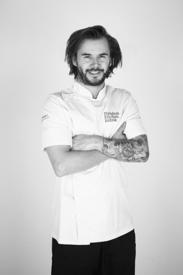 Anthony Snoeck, chef van restaurant Volta Anthony Snoeck, chef van restaurant Volta