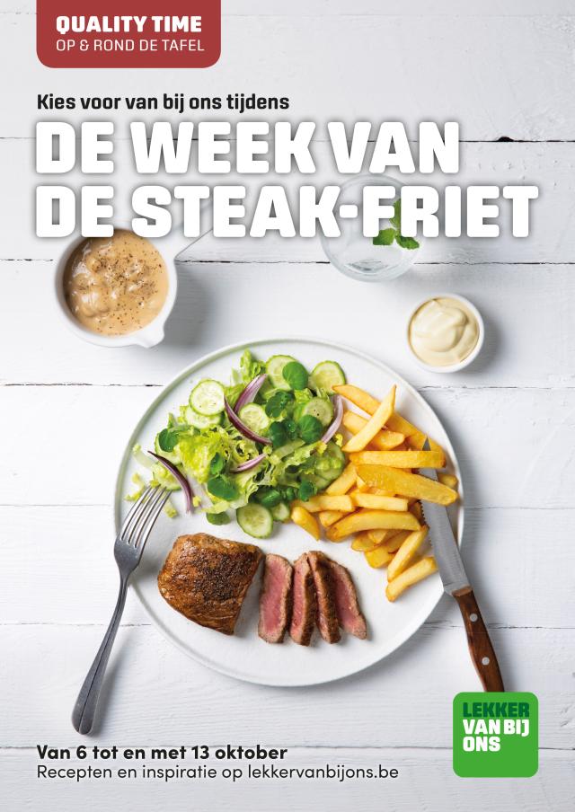 Week van de Steak-Friet 2022 Affiche Week van de Steak-Friet 2022 Affiche
