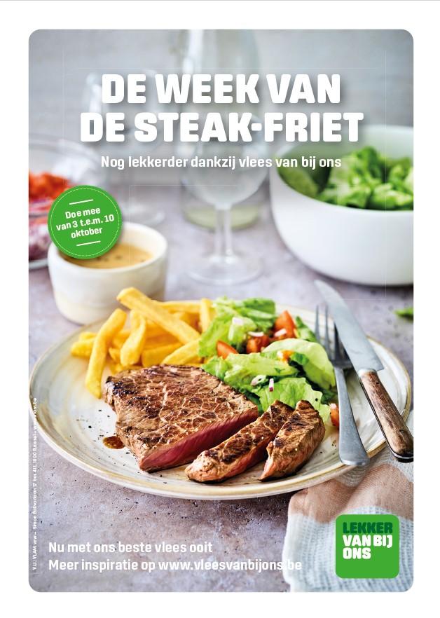 Affiche week van de steak-friet 2025