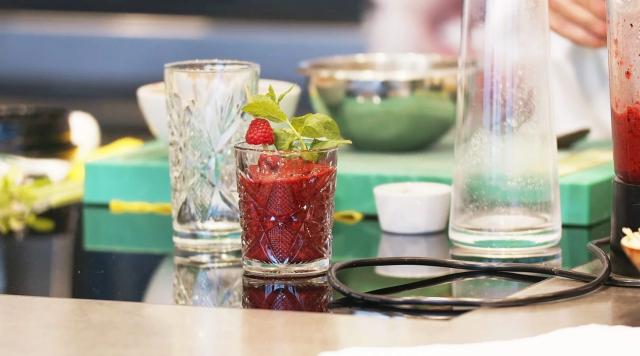 Matcha smoothie met wei Matcha smoothie met wei