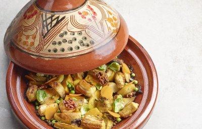 Tajine met hondshaai