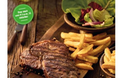 Affiche week van de steak-friet