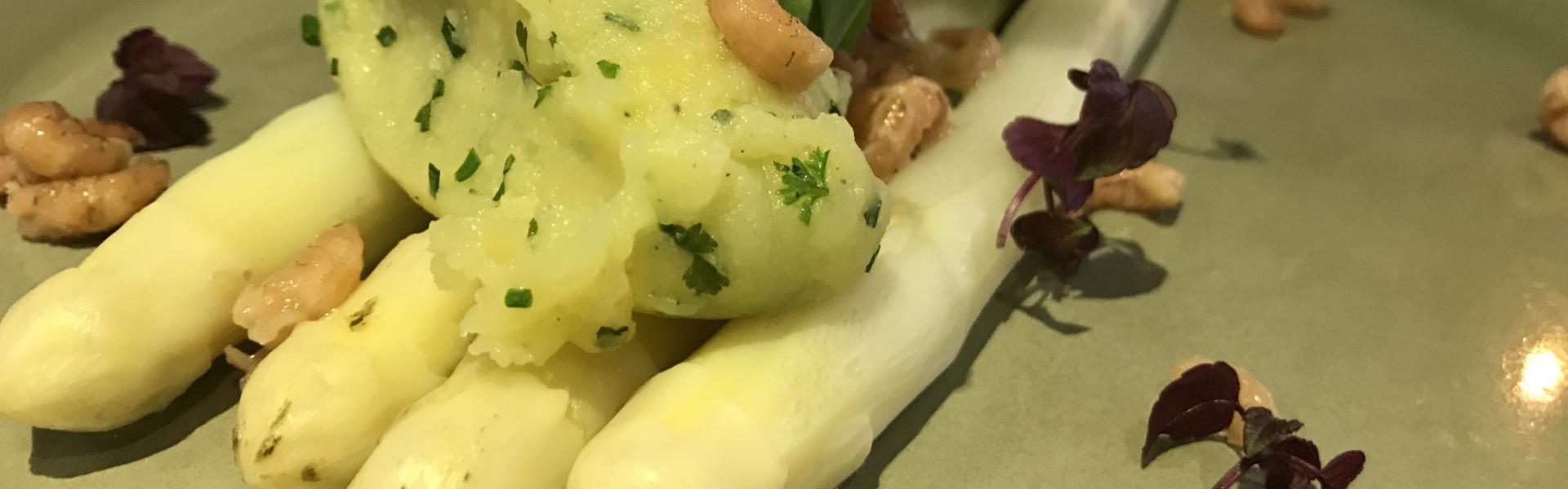 Gerecht met asperges van Int Hofken, Haacht Gerecht met asperges van Int Hofken, Haacht